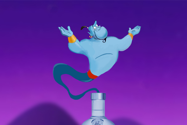 plakat na ABSOLUT VODKA