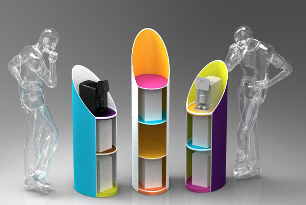 Pultový stojan pre Dolce Gusto, Popai Student Award