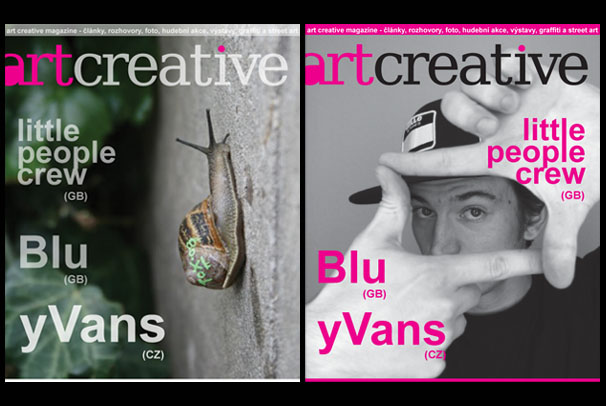 Návrh celkového vizuálního stylu magazínu