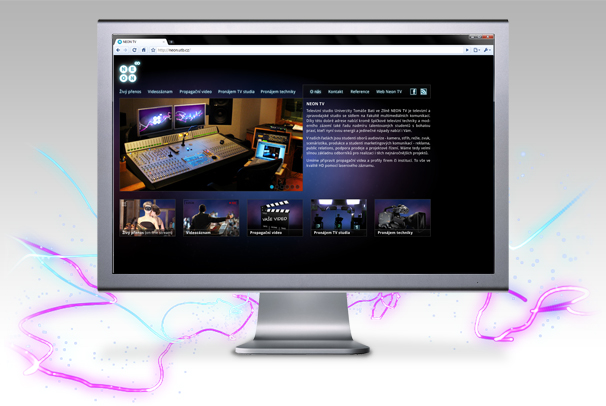 Microsite služeb Neon TV