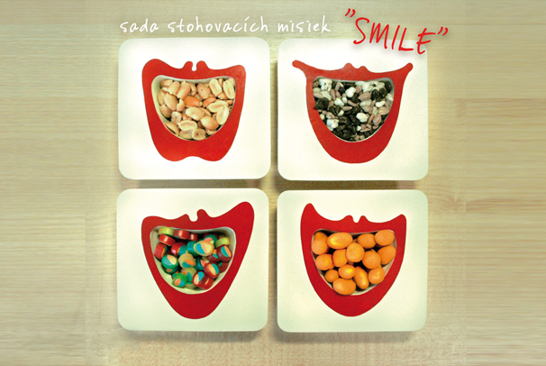 Sada stohovacích misiek SMILE