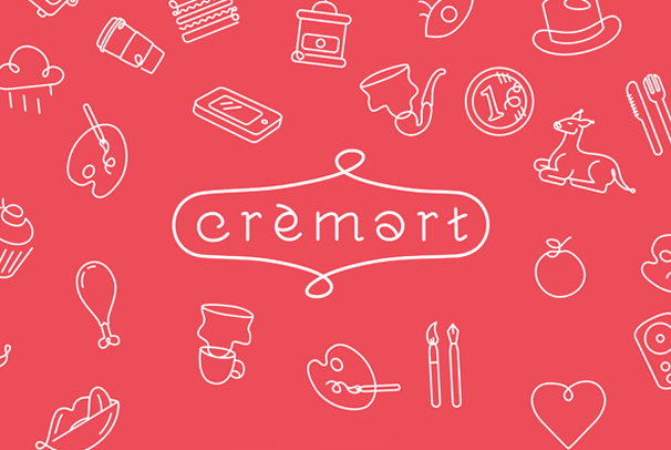 Návrh loga a vizuálního stylu pro síť kaváren a bufetů Cremart