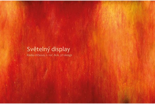Světelný display