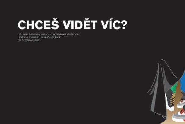 Plakát pro studentský divadelní festival