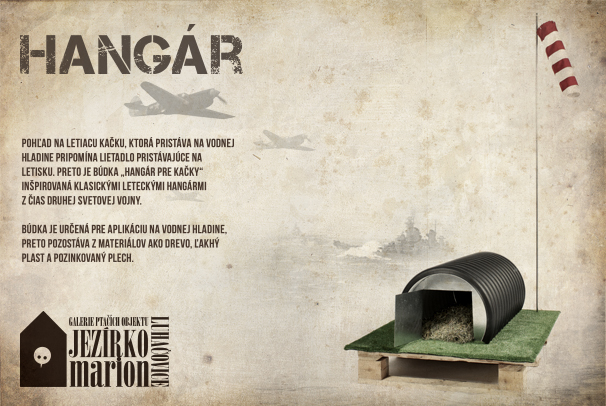 Hangár / búdka pre kačky