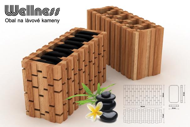 Wellness - Obal na lávové kameny