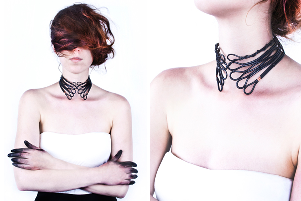 Sada šperkov z recyklovaného materiálu