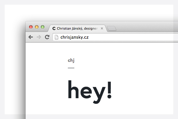 Individuální úkol — redesign osobního portfolia