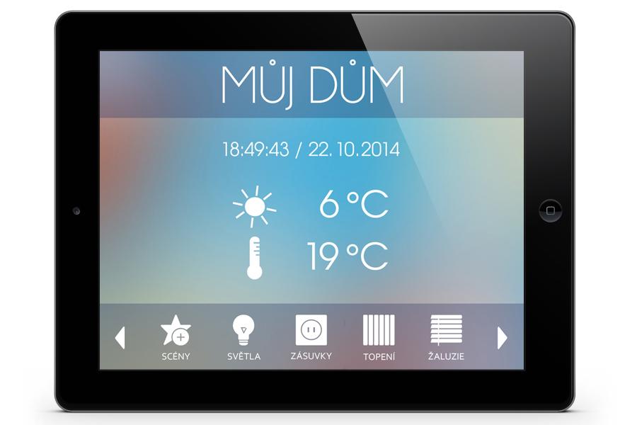 Inteligentný dom GUI