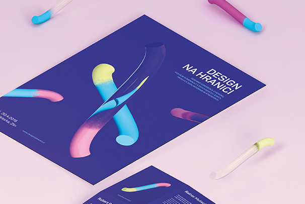 vizuální styl konference Design na hranici 2015