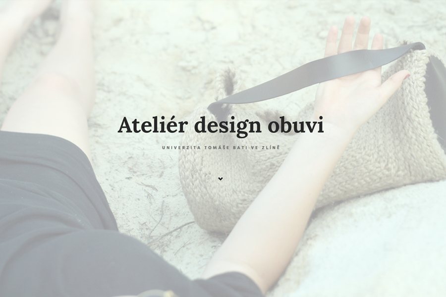 Web Ateliér design obuvi