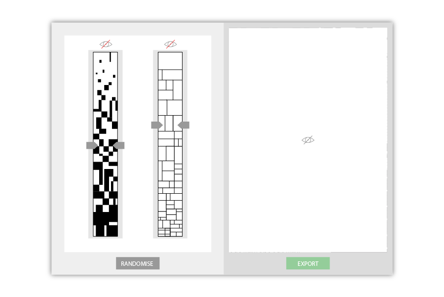 Random pattern aplikace