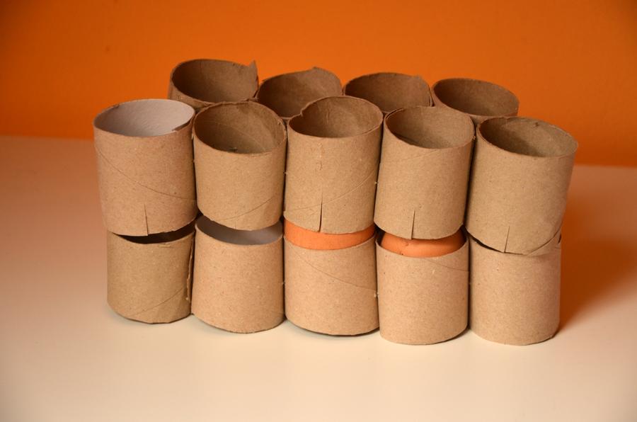 Obal na vejce z ruliček