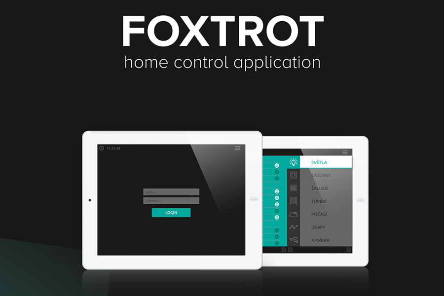 Aplikácia na ovládanie domu FOXTROT