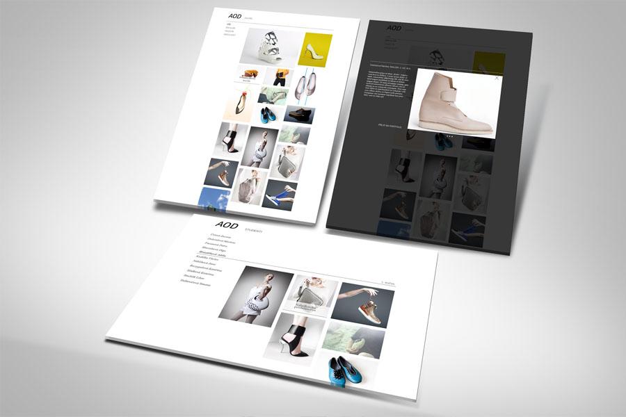 web pre Ateliér obuvného designu