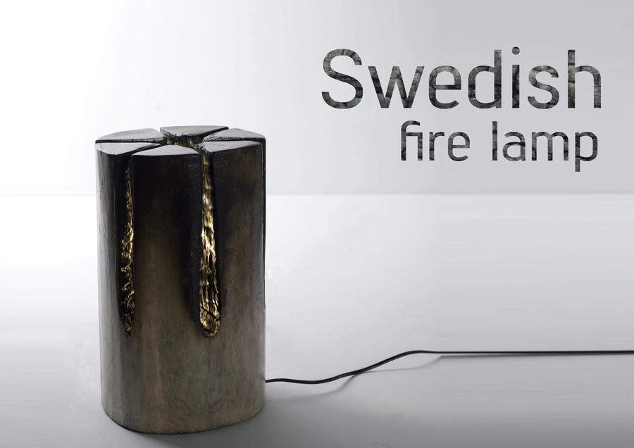 Swedish fire lamp