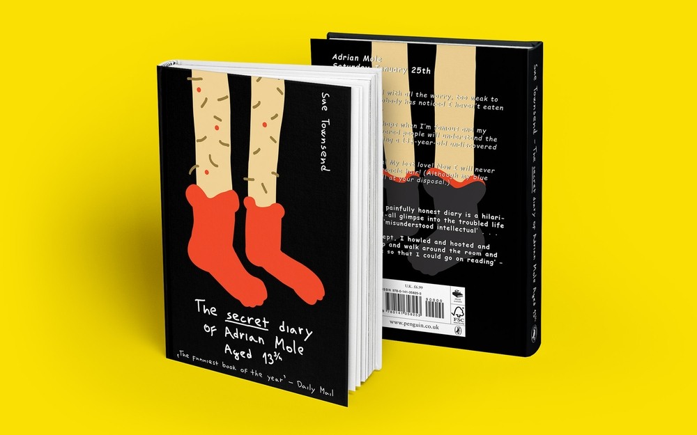 Book cover / The Secret Diary of Adrian Mole Aged 13¾