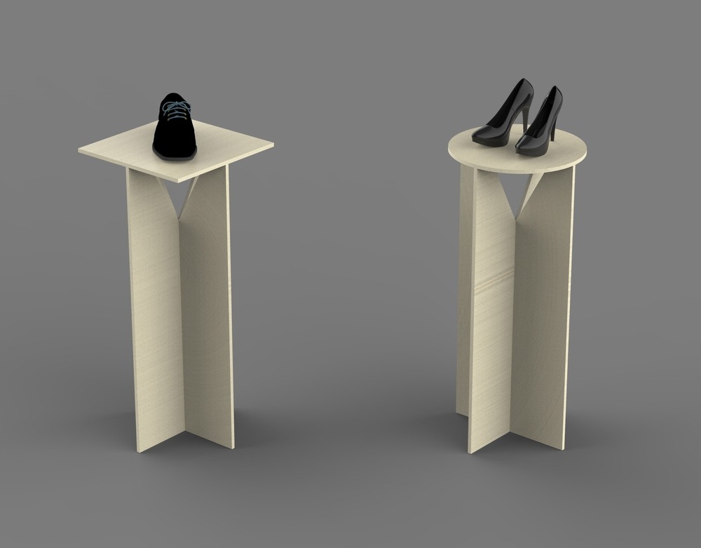 Výstavný display pre prezentáciu obuvi