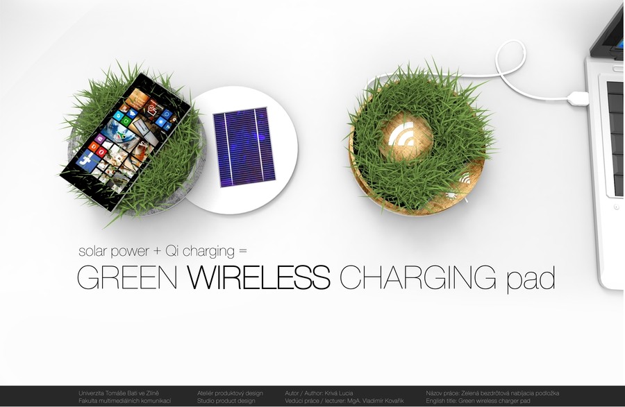 GREEN wireless charging PAD