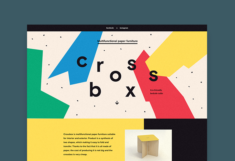 Crossbox - papierový nábytok