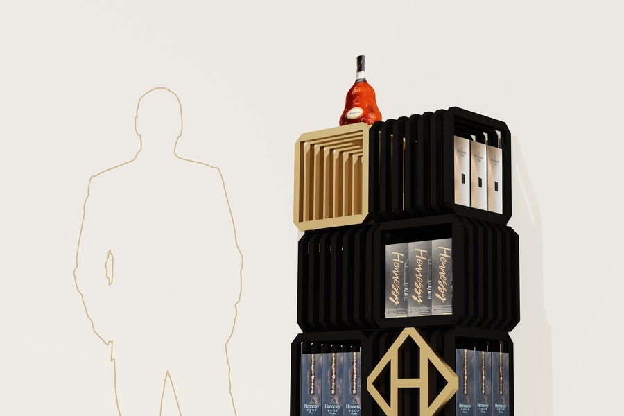 REKLAMNÍ STOJAN HENNESSY