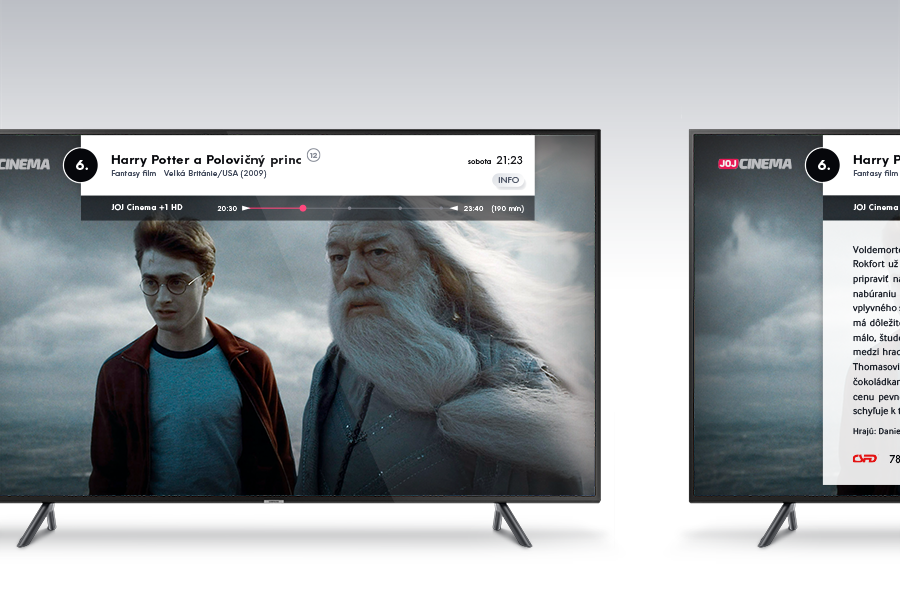 UI pre satelitné prijímače