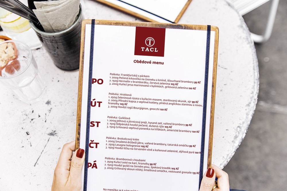 TÝDENNÍ MENU