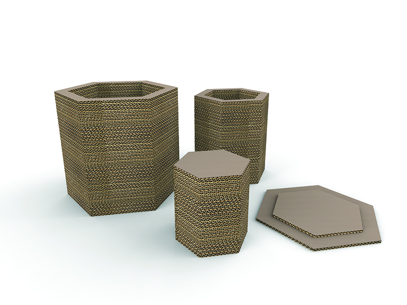 TRIPLE HEXA - set sedacích prvkov