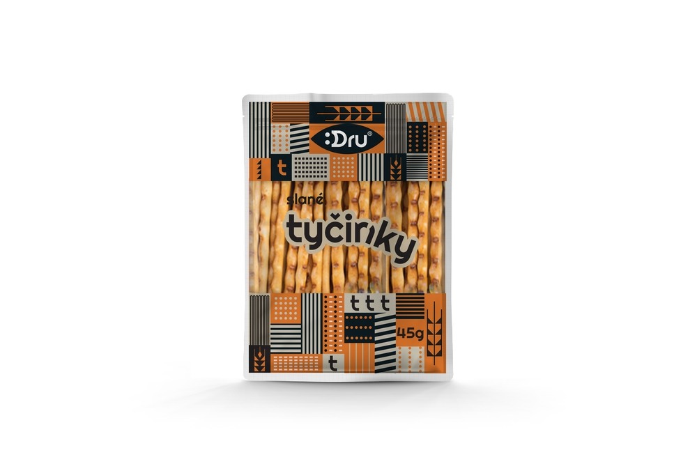 Redizajn obalu tyčiniek DRU