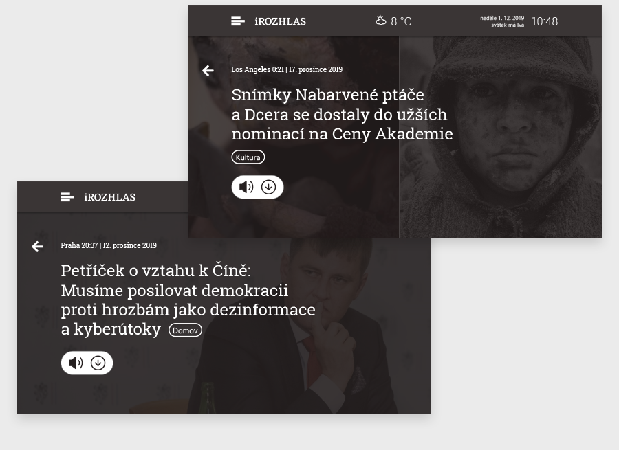 iRozhlas: HbbTv