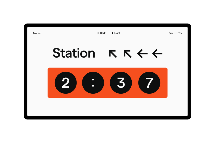 Matter: Microsite