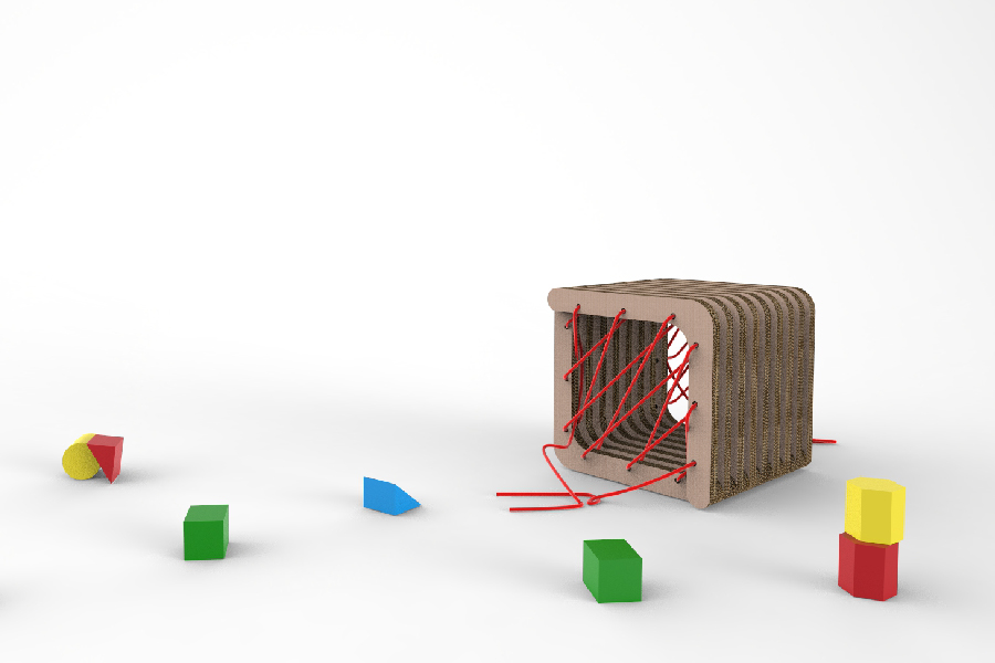 EduBox - papírový nábytek