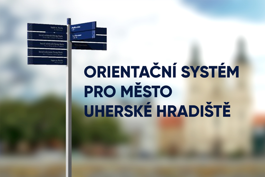 Orientační systém pro město Uherské Hradiště