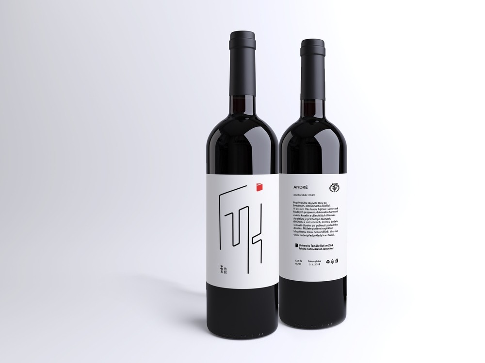 Sada etiket na víno