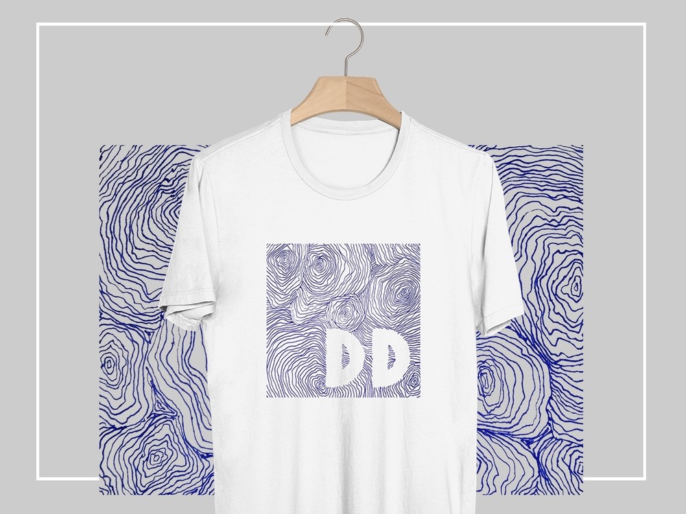 Série Motivů na tričko pro digitální design