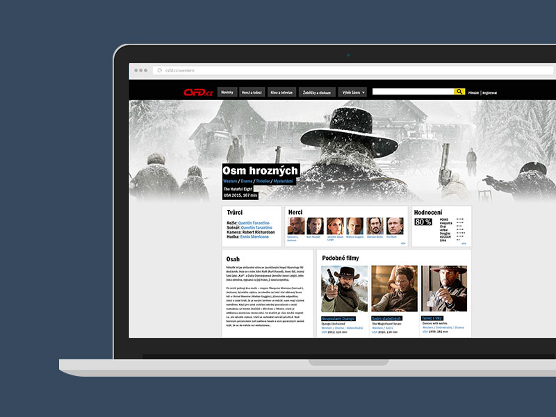 Redesign csfd.cz