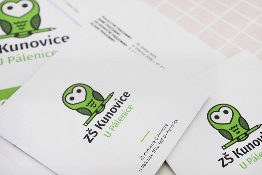 Vizuální identita pro ZŠ Kunovice U Pálenice