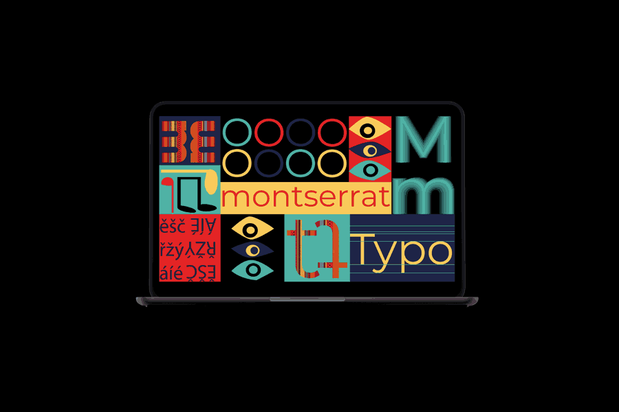 Prezentační microsite pro vybrané písmo / písmovou rodinu