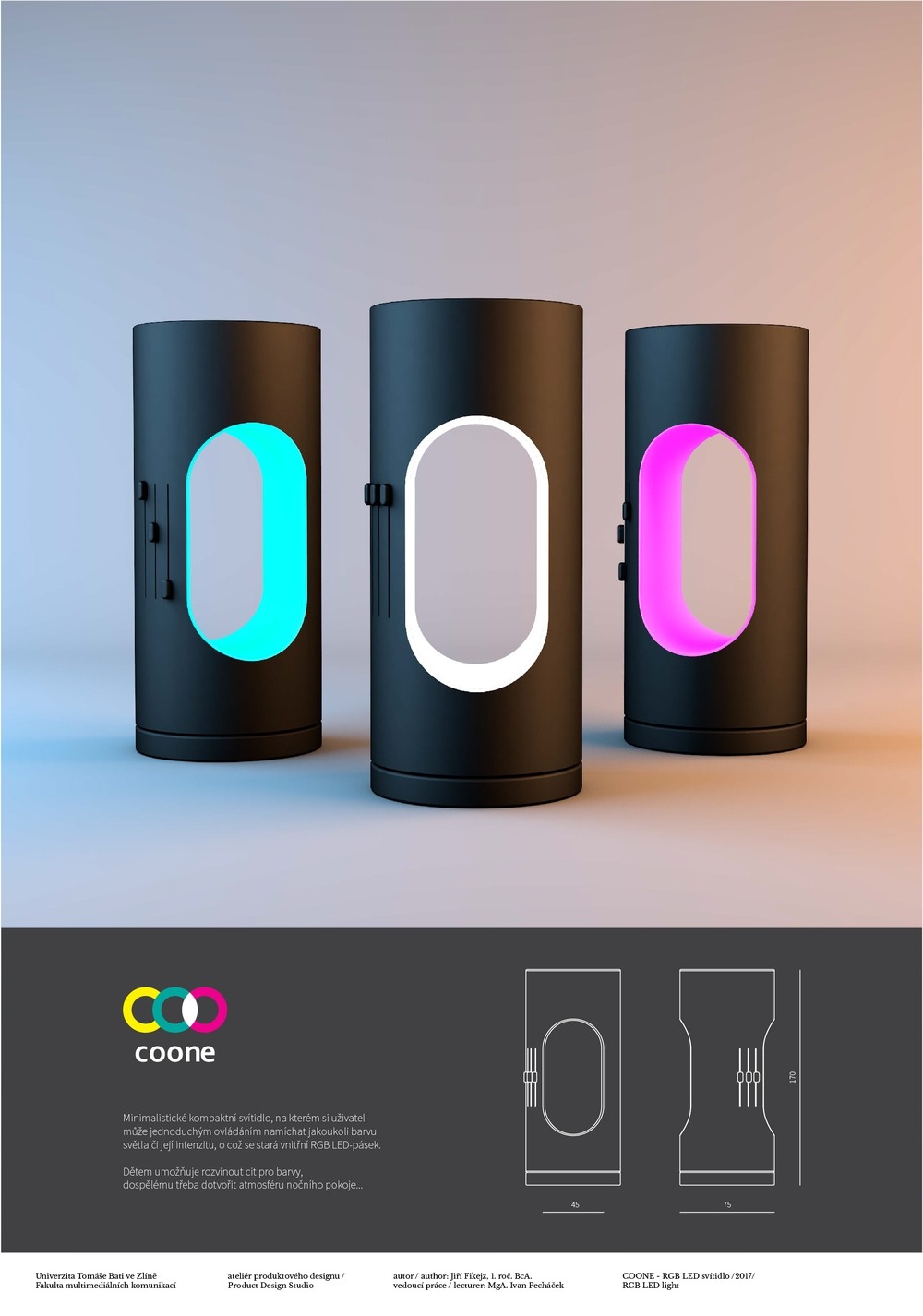 RGB svítidlo COONE