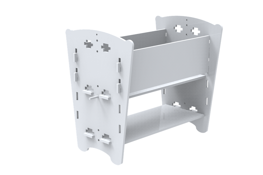 Papírový nábytek Kolébka