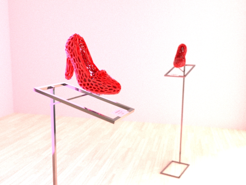 Kelluai - výstavní stojan na boty