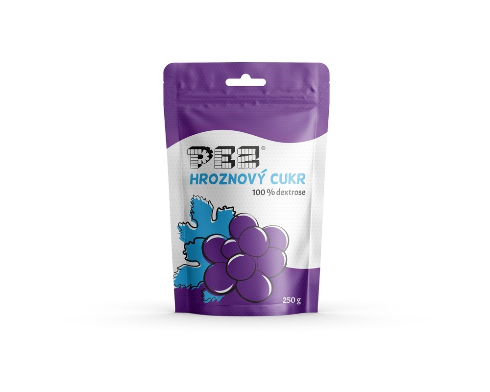 Návrh sady obalů na hroznový cukr