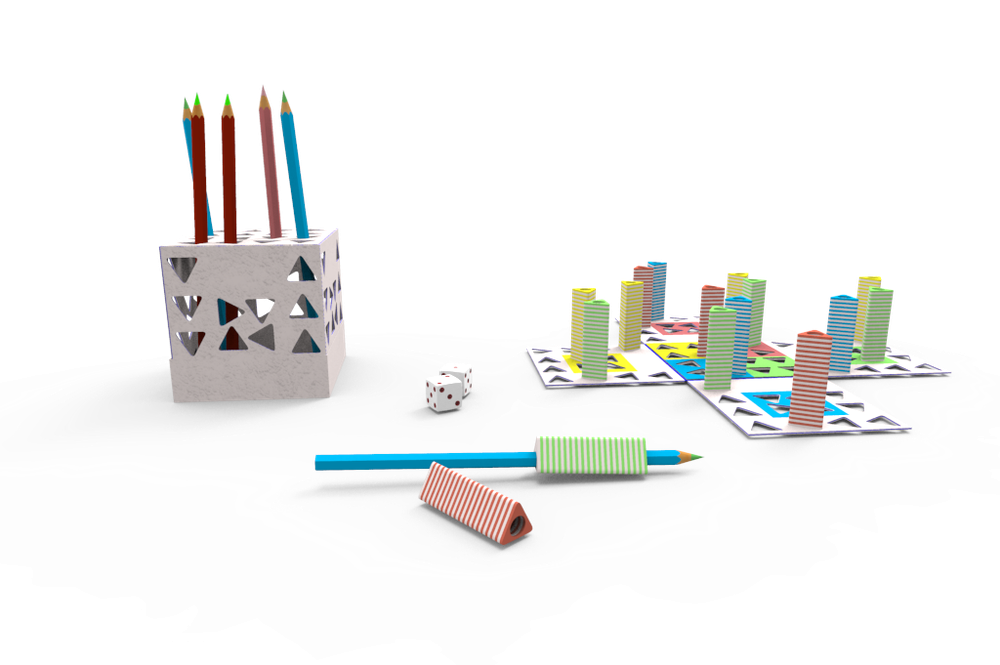 ludo crayon box