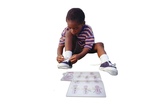 Manuál - zavazování tkaniček