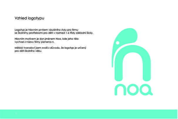 logotyp noa pro školní potřeby
