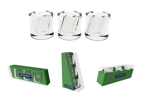 Sklenice pro Becherovku