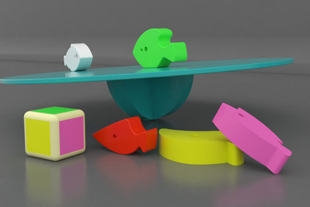 didaktická dřevěná hra