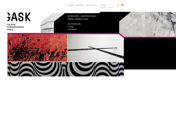 web Galerie Středočeského kraje