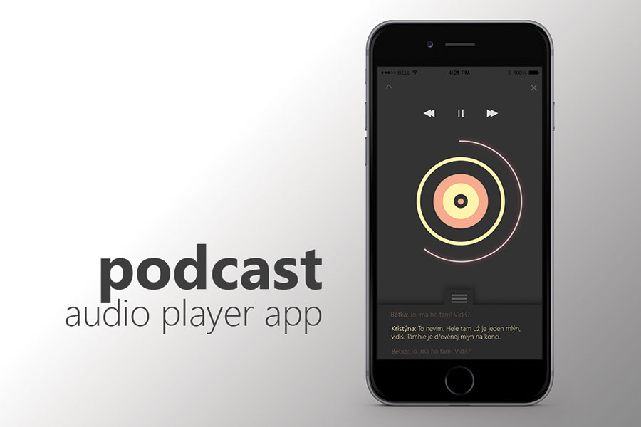 // podcast audio player // 