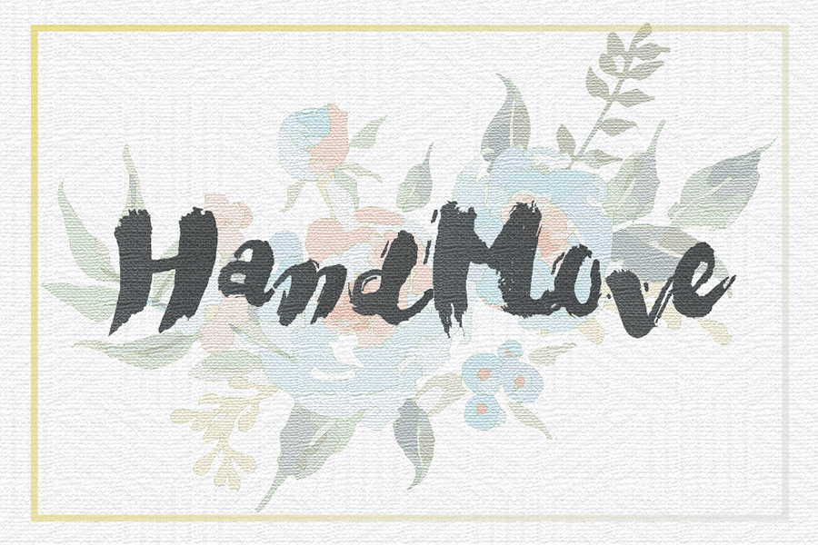 Písmo v pohybu | HAND-MOVE Font